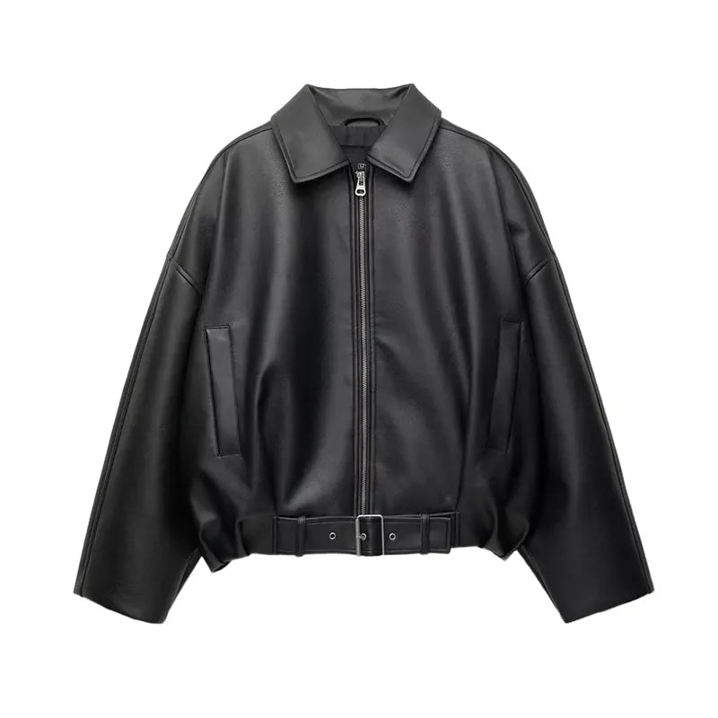 Leather Bomber