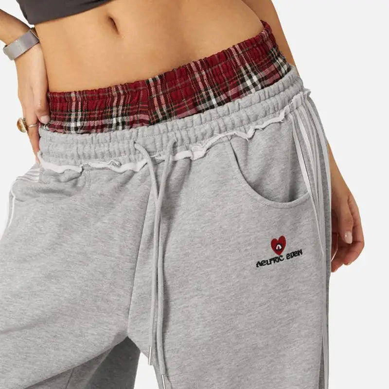 Loose Fit Double Waist Sweatpants
