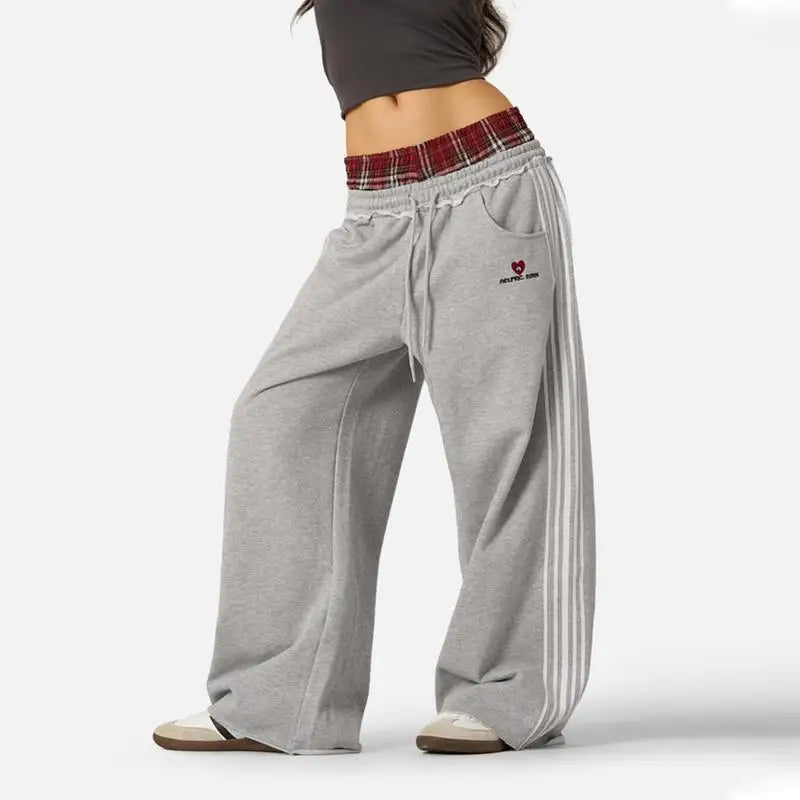 Loose Fit Double Waist Sweatpants