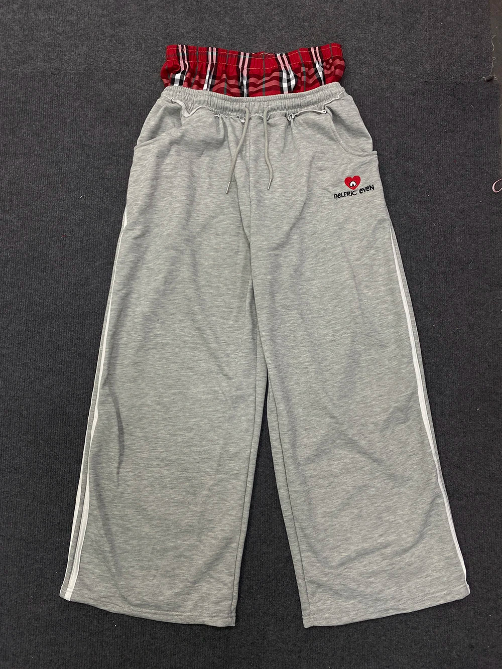 Loose Fit Double Waist Sweatpants
