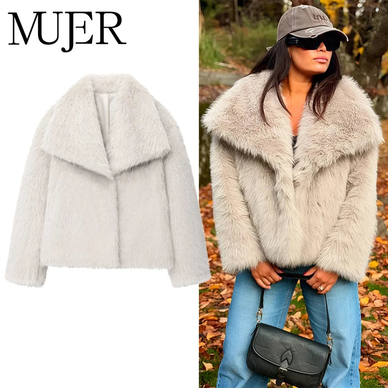 Faux Fur Coat