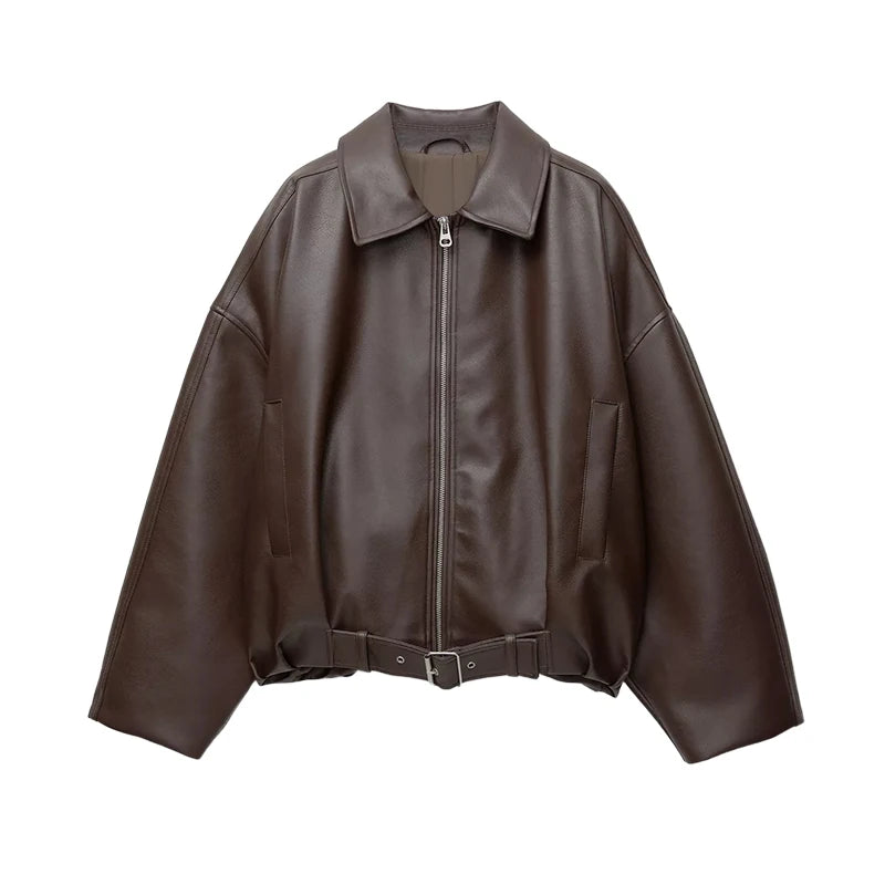 Leather Bomber